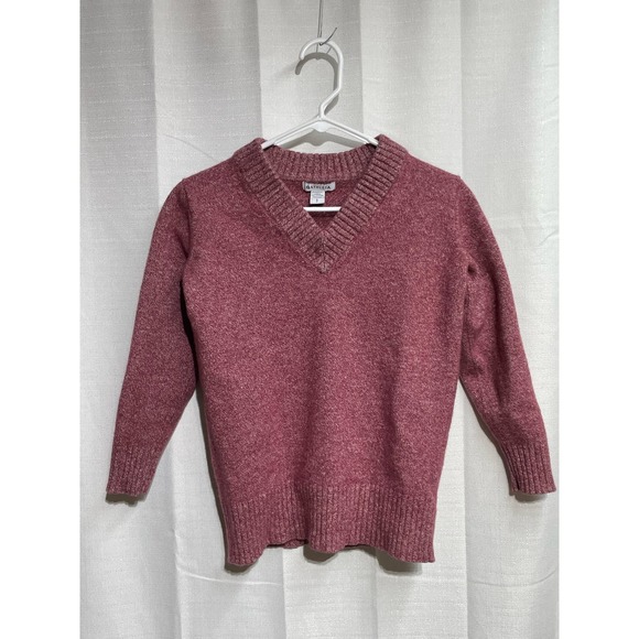Athleta Sweater Wool Cashmere Pink/Red‎ Size Small - Picture 2 of 7
